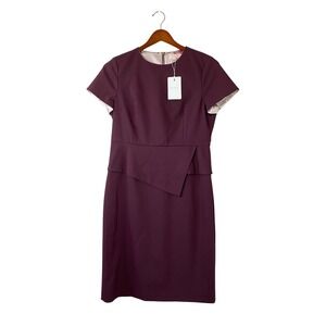 ted baker elynah asymmetric peplum dress Ted Baker | Dresses | New Ted Baker Elynah Asymmetric Peplum Dress 295 Sz 5 Fits Large Like 4